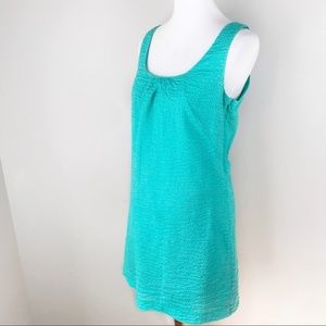 J. Crew Embossed Cotton Piazza Dress